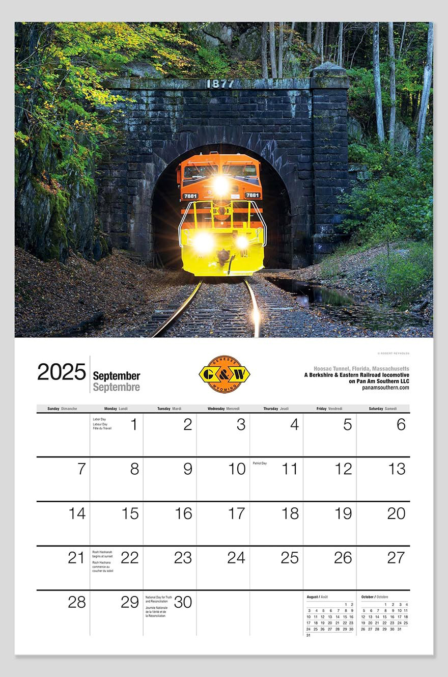 G&amp;amp;W Calendar 2025 - G&amp;amp;W Store throughout Union Pacific Railroad 2025 Calendar Printable