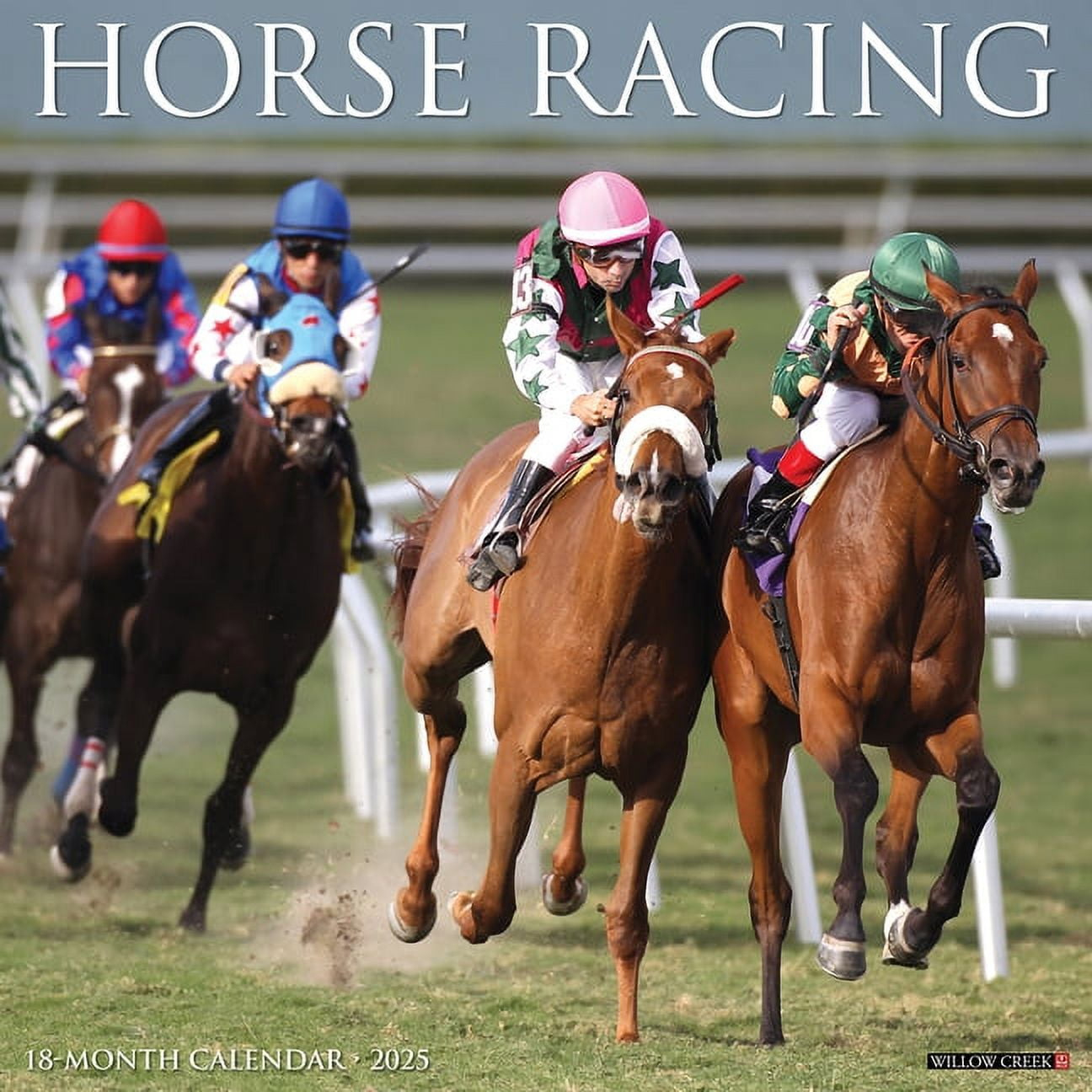 Horse Racing 2025 12 X 12 Wall Calendar, (Paperback) - Walmart regarding Horse Yoga 2025 Calendar Printable