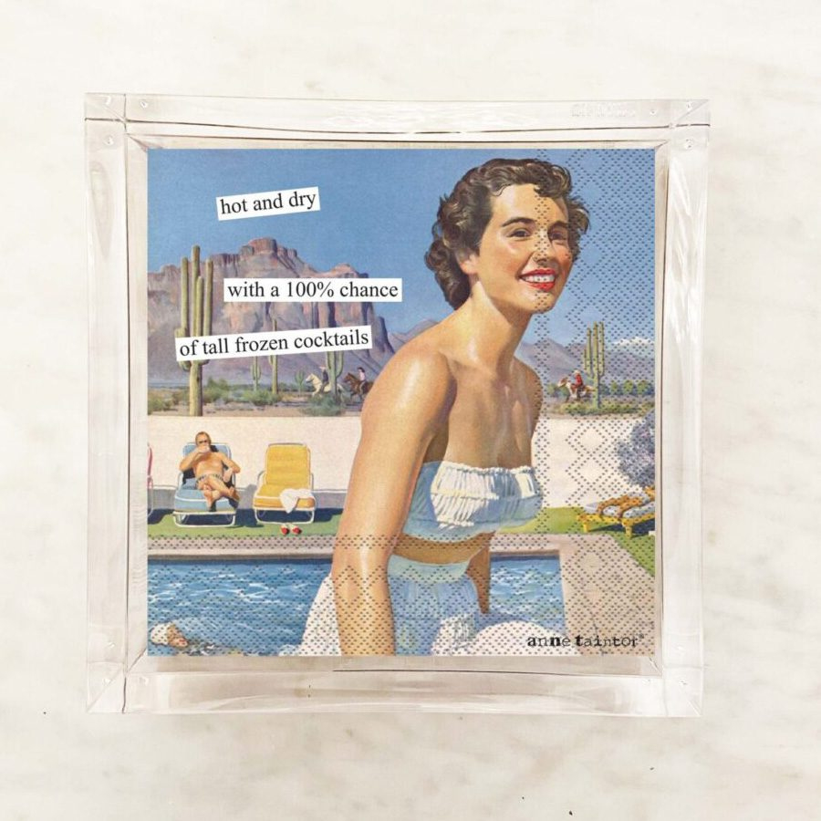 Hot And Dry Cocktail Napkinsanne Taintor – 2 Packets - Modern Lola in Anne Taintor 2025 Calendar Printable