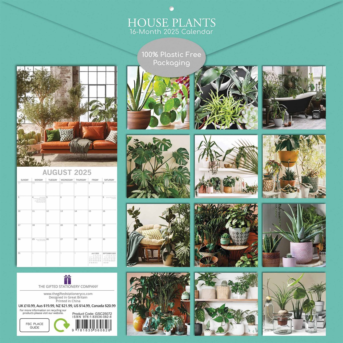 House Plants Calendar 2025 pertaining to Crocheted Houseplants 2025 Calendar Printable