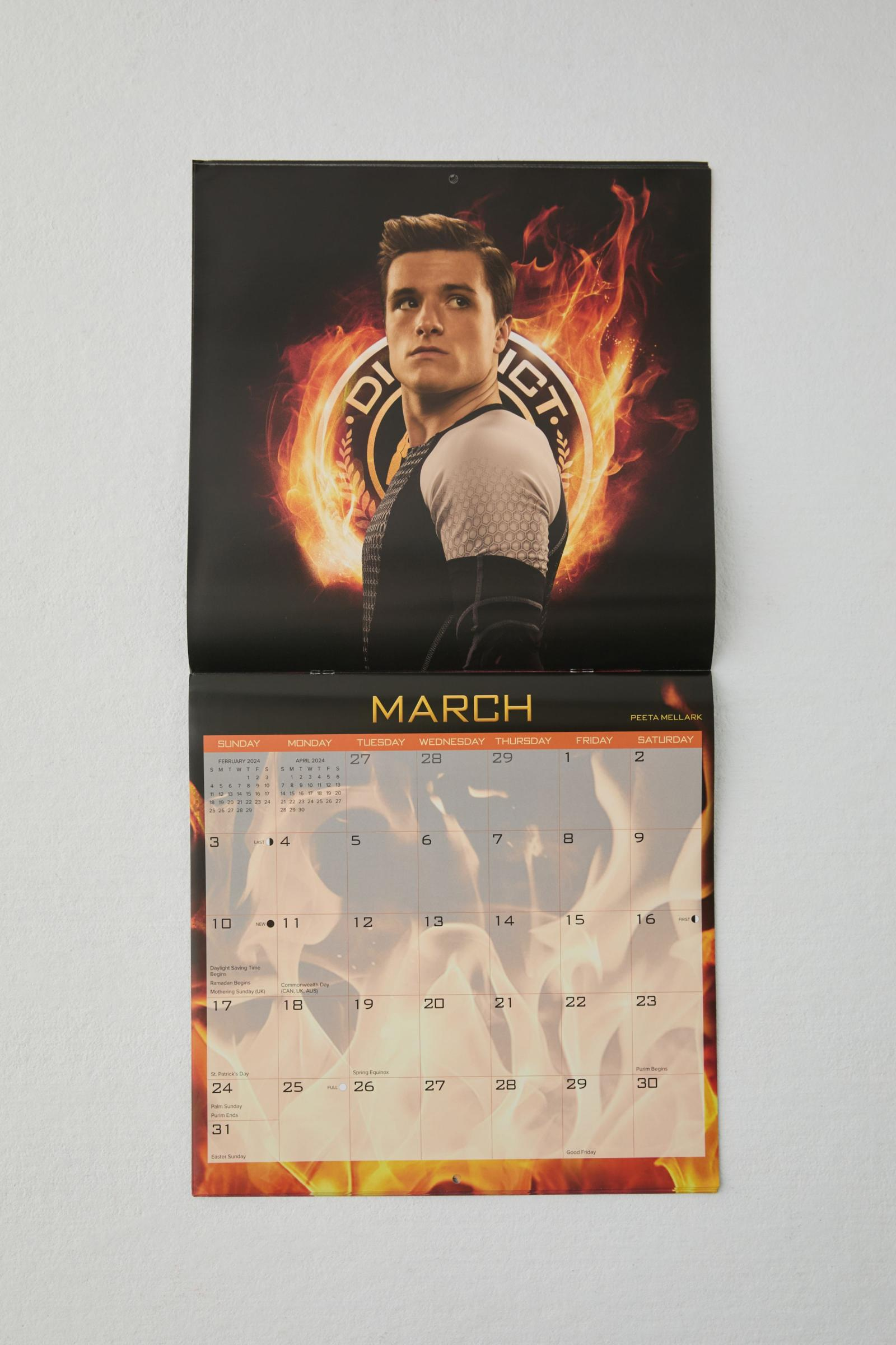 Hunger Games 2025 Wall Calendar | Urban Outfitters Australia with Hunger Games 2025 Calendar Printable