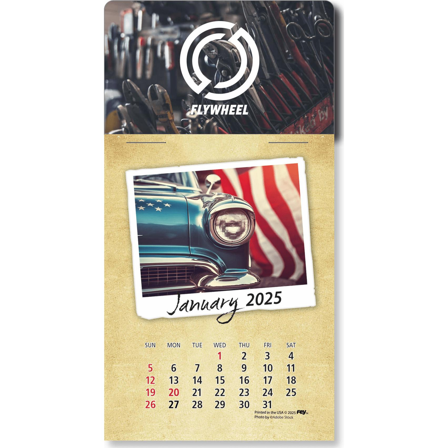 Imprinted Peel N Stick Classic Cars Calendar Pads (2025) with regard to Classic Cars 2025 Calendar Printable