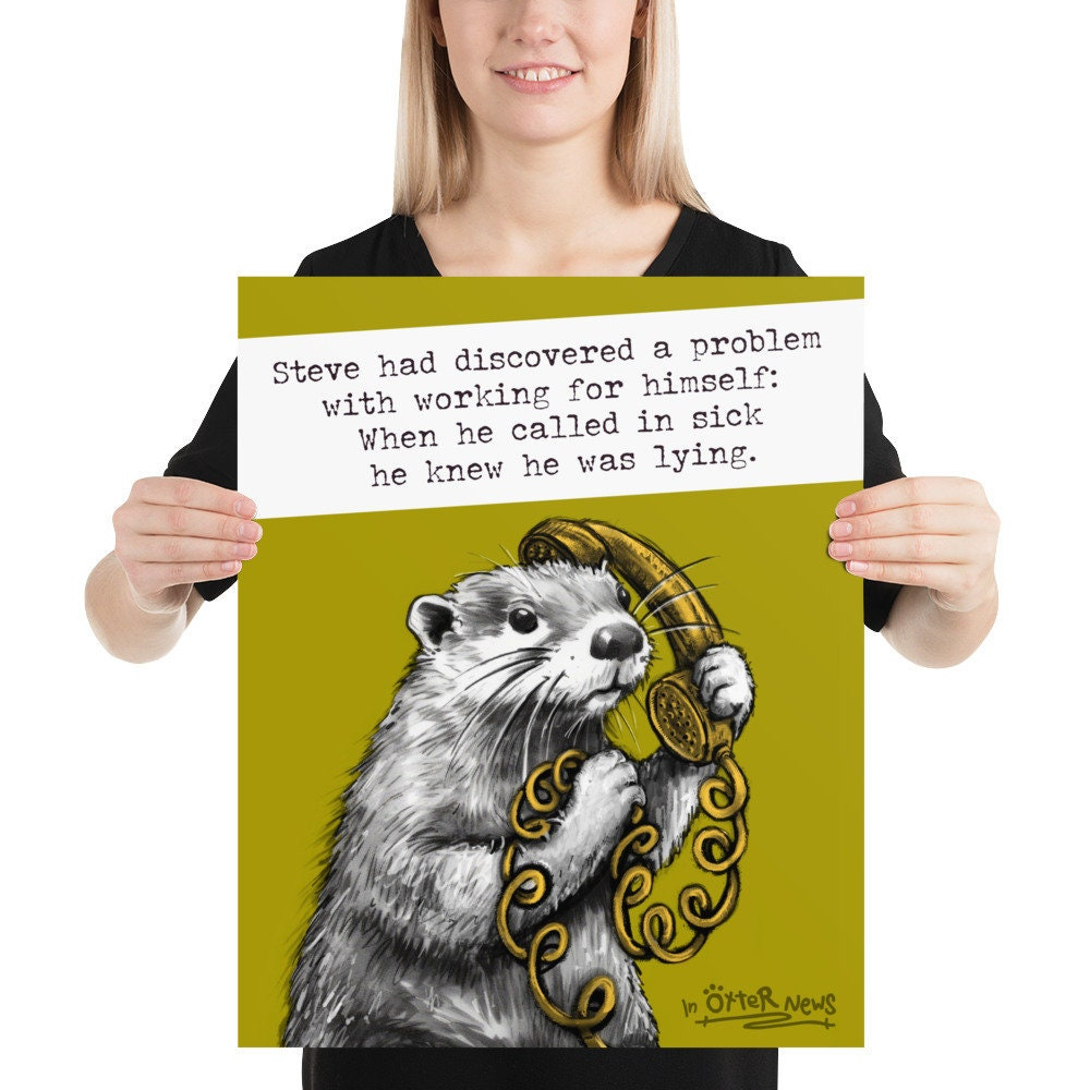 In Otter News Calendar - Etsy pertaining to In Otter News 2025 Calendar Printable