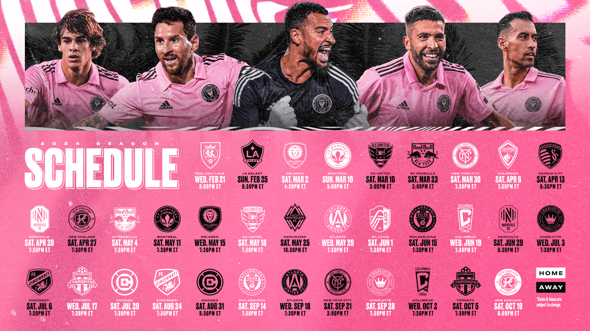 Inter Miami Cf 2024 Mls Regular Season Schedule Unveiled | Inter intended for MLS Inter Miami Fc 2025 Calendar Printable
