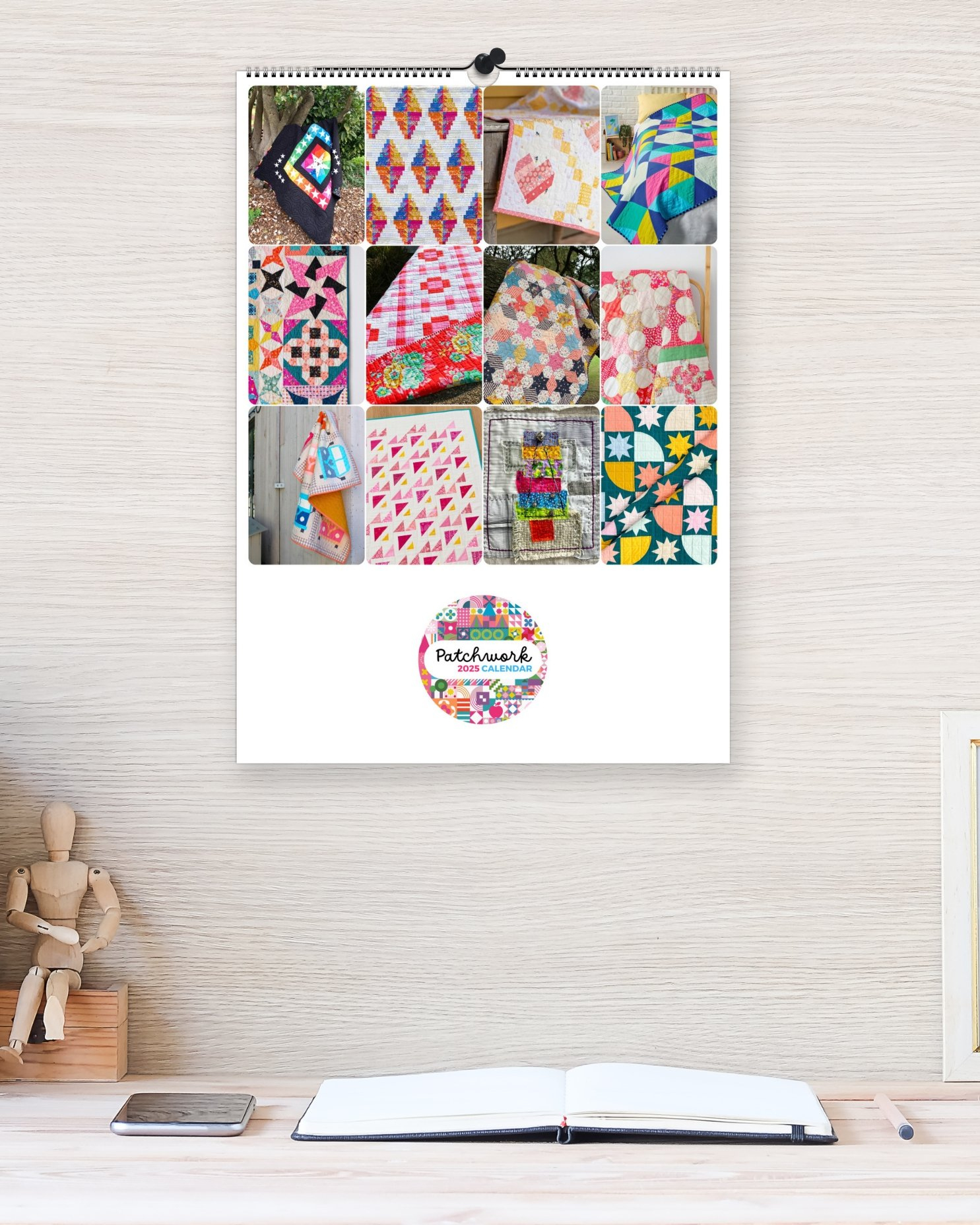 Introducing The 2025 Patchwork Calendar — Megan Collins Quilt Design pertaining to Art of Quilt 2025 Calendar Printable