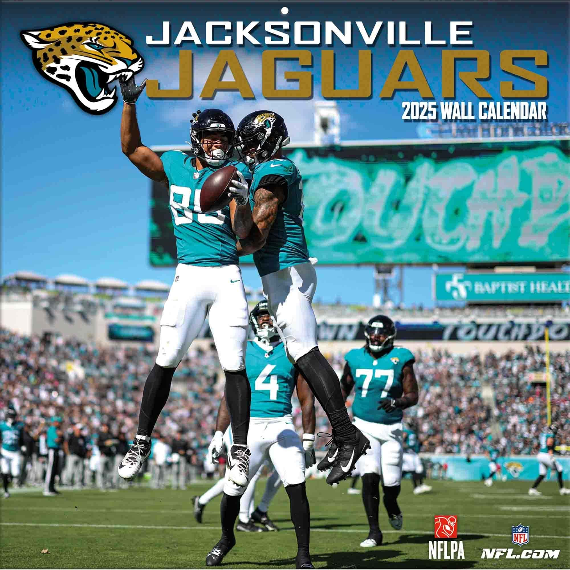 Jacksonville Jaguars 2025 Team Nfl Wall Calendar | Taass Fan Shop intended for Nfl Jacksonville Jaguars 2025 Calendar Printable