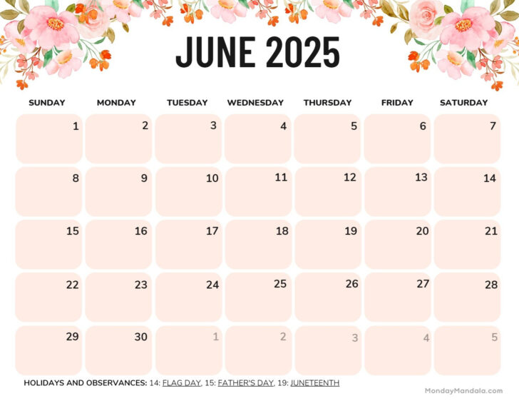 Michigan Coast 2025 Calendar Printable
