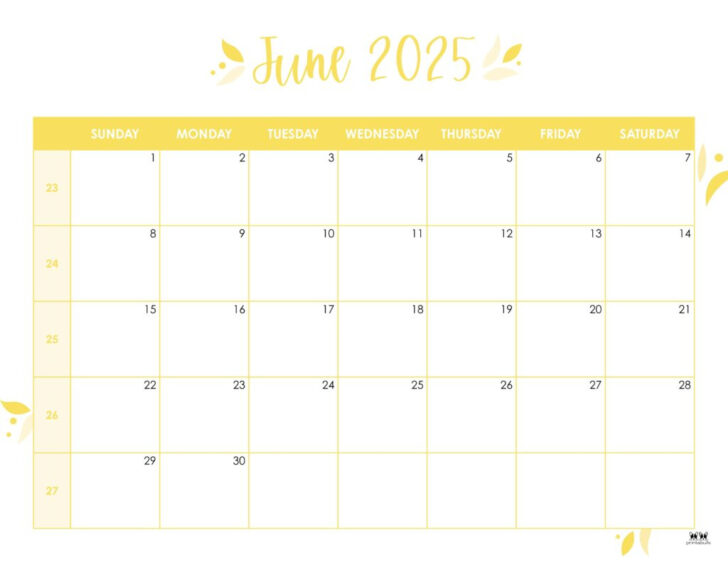 Show Me The June 2025 Calendar
