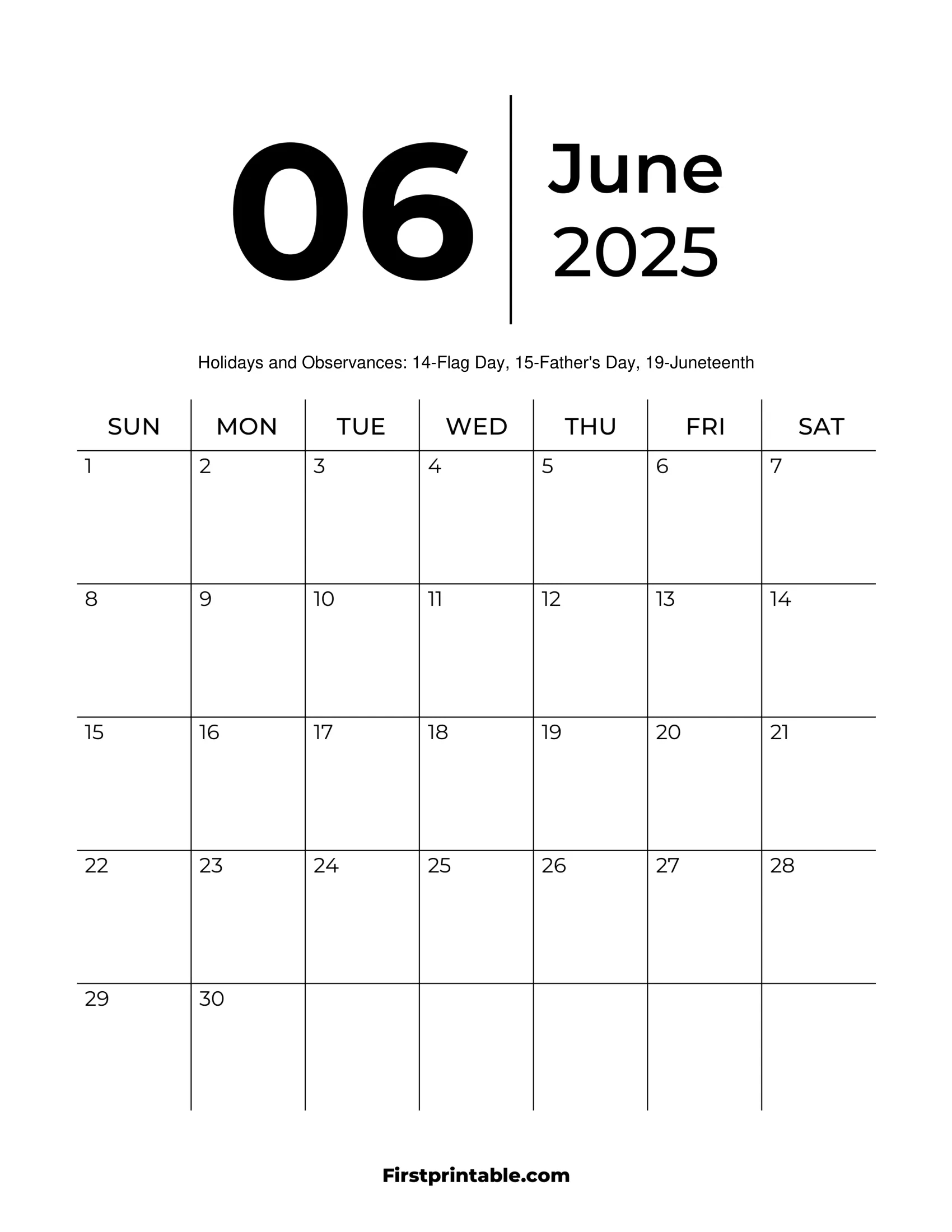 June 2025 Calendars - Free Printable &amp;amp; Fillable with regard to June Editable Calendar 2025