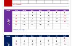 June To August 2025 Calendar Printable Pdf | Three Months Calendar with regard to June to August Calendar 2025