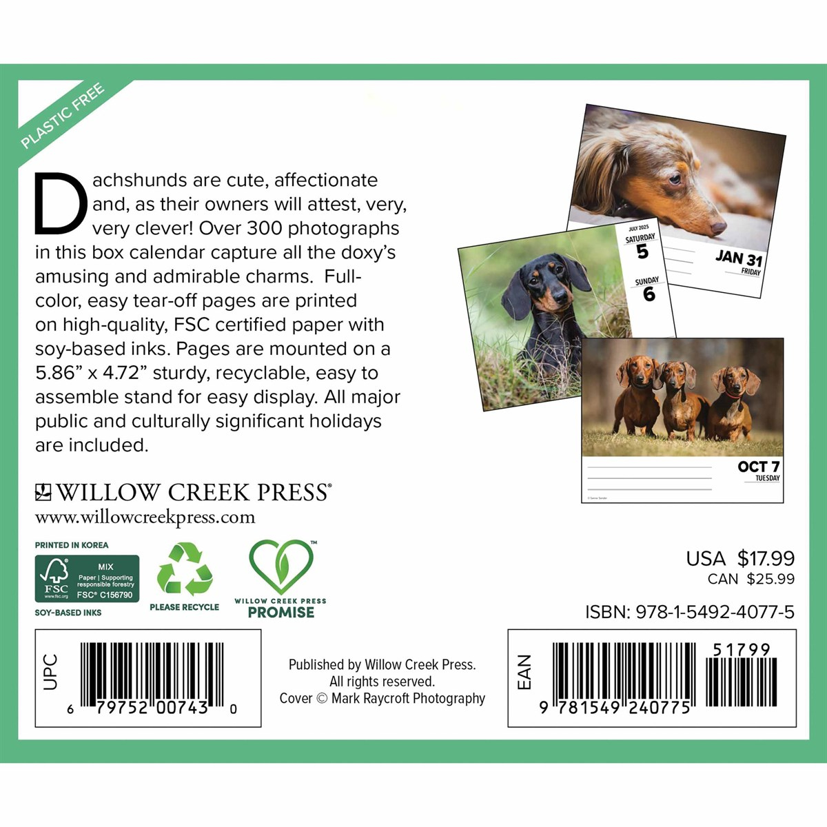 Just Dachshunds Desk Calendar 2025 pertaining to Just Dachshunds 2025 Calendar Printable