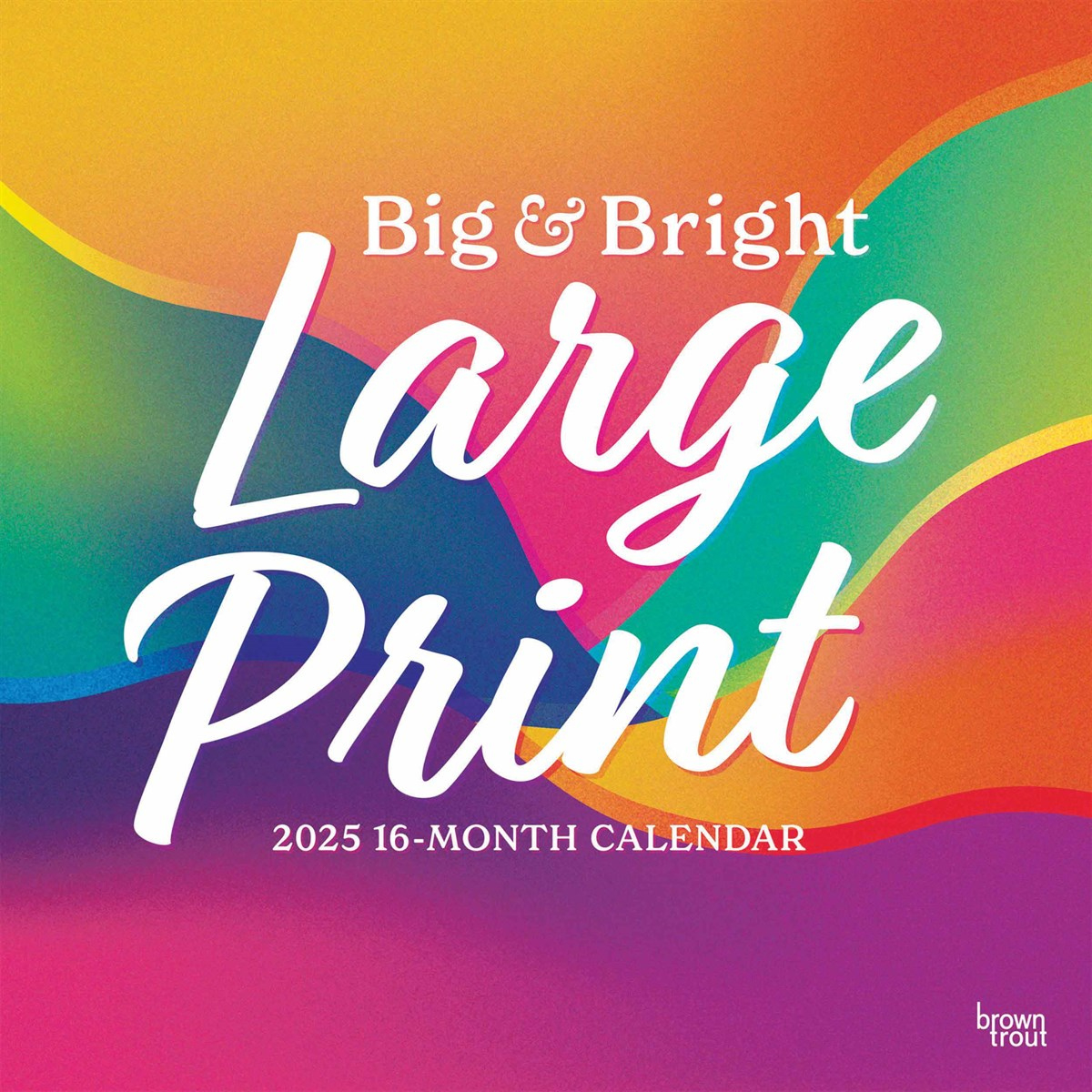 Large Print, Big &amp;amp; Bright Calendar 2025 within Big And Bright Large Print 2025 Calendar Printable