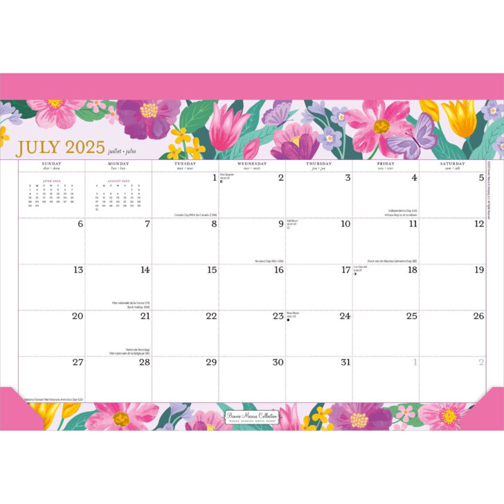 Bonnie Marcus Office Spiral 2025 Calendar Printable