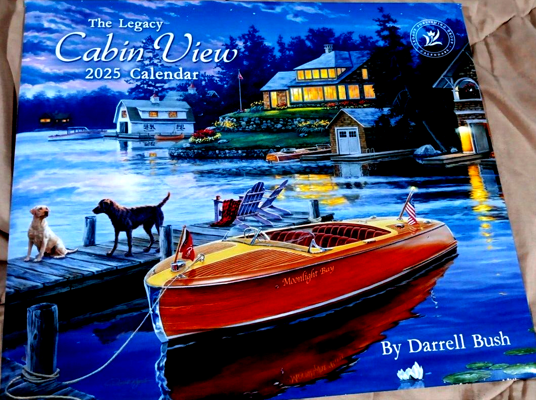Legacy Cabin View 2025 Wall Calendardarrell Bush Fast Delivery throughout Cabin View Bush 2025 Calendar Printable