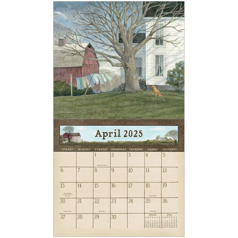 Legacy Publishing Group, Country Pathbonnie Heppe Fisher 2025 Wall Calendar intended for Garden Path By Bonnie Heppe Fisher 2025 Calendar Printable