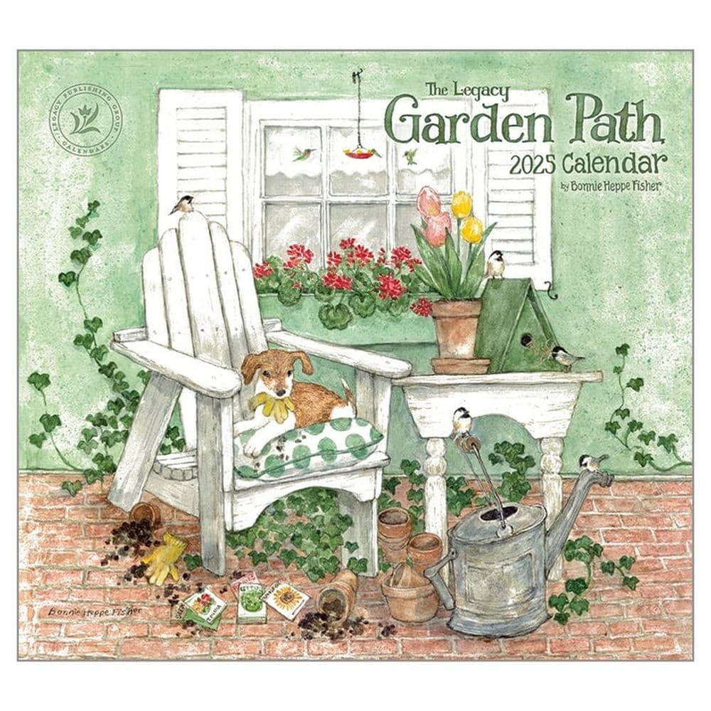 Legacy Publishing Group, Garden Pathbonnie Heppe Fisher 2025 inside Graceful Garden 2025 Calendar Printable