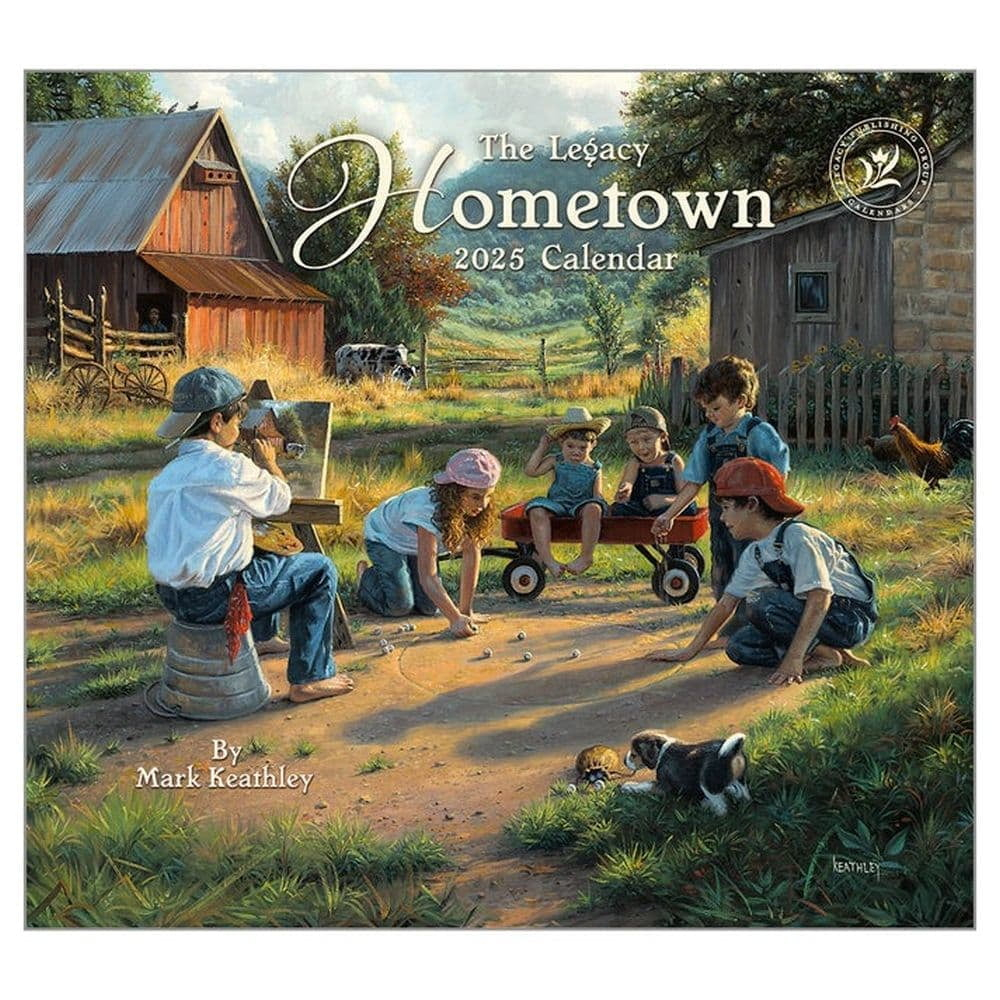 Legacy Publishing Group, Hometown 2025 Wall Calendar inside Home On the Range By Mark Keathley 2025 Calendar Printable
