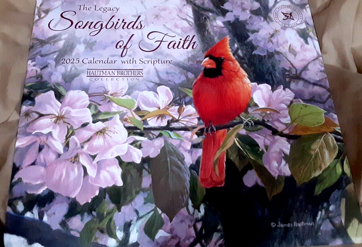 Legacy Songbirds Of Faith 2025 Wall Calendarhautman Brothers Fast Delivery with Songbirds Of Faith By Hautman Brothers 2025 Calendar Printable