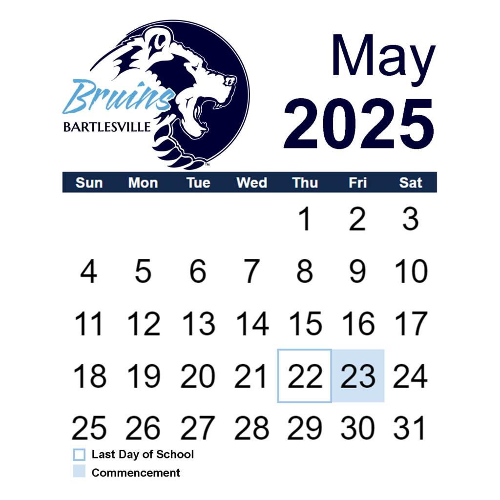 Live Feed | Bartlesville Public Schools with regard to Col Oklahoma State Cowboys 2025 Calendar Printable