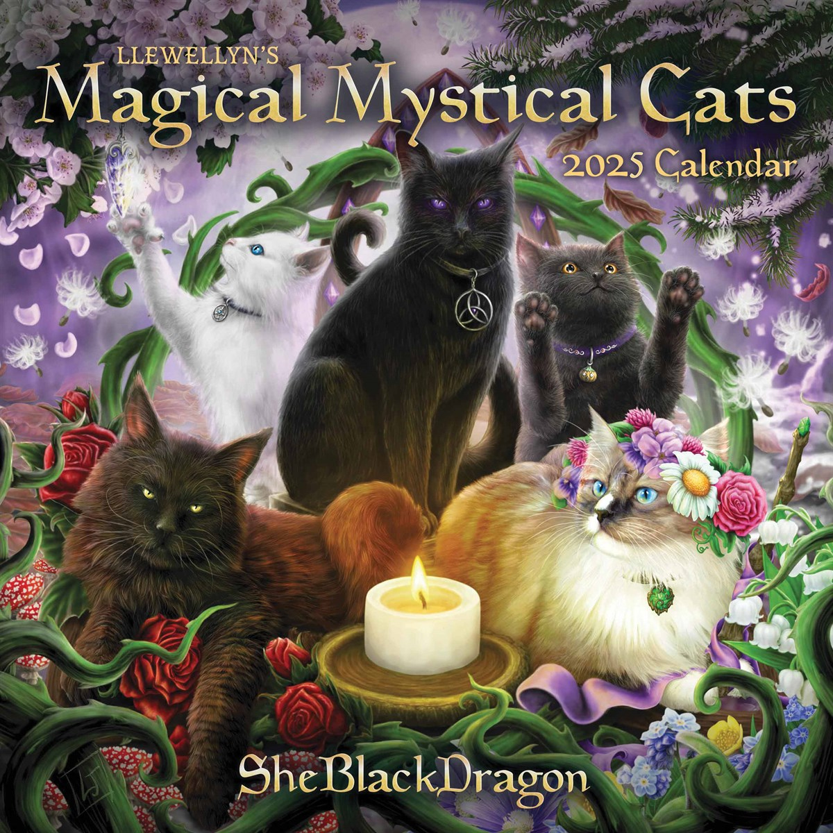 Llewellyn&amp;#039;S Magical Mystical Cats Calendar 2025 for Magical Mystical Cats 2025 Calendar Printable