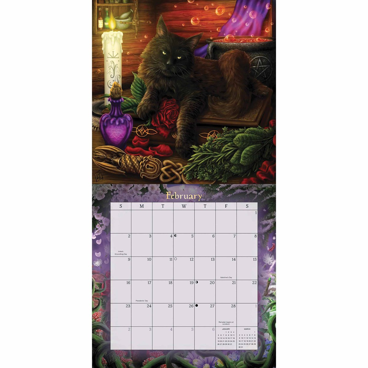 Llewellyn&amp;#039;S Magical Mystical Cats Calendar 2025 with regard to Magical Mystical Cats 2025 Calendar Printable