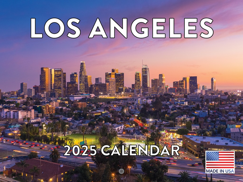 Los Angeles California City Calendar 2025 Monthly Wall Calender 12 with regard to California Travel And Events 2025 Calendar Printable