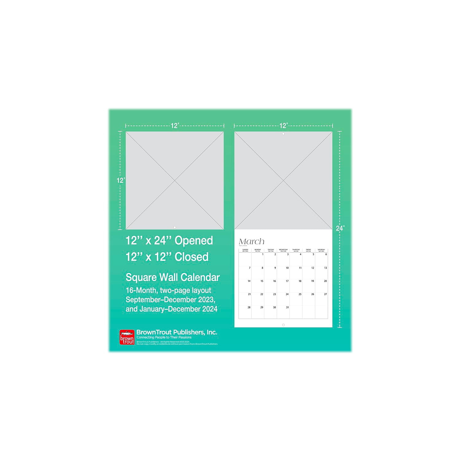 Louisiana Wild &amp;amp; Scenic 2024 Wall Calendar 12X12Browntrout throughout Louisiana Wild and Scenic 2025 Calendar Printable