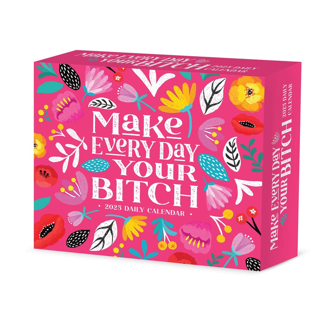 Make Every Day Your Bitch 2025 6.2&amp;quot; X 5.4&amp;quot; Box Calendar - Etsy.de regarding Make Every Day Your Bitch 2025 Calendar Printable
