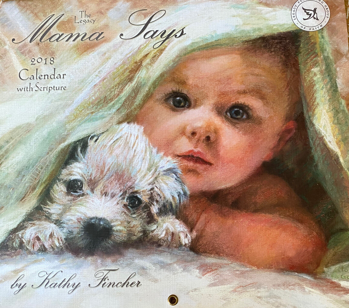 Mama Says” (2018) 12- Month Wall Calendar W/ Scripturekathy pertaining to Mama Says By Kathy Fincher 2025 Calendar Printable