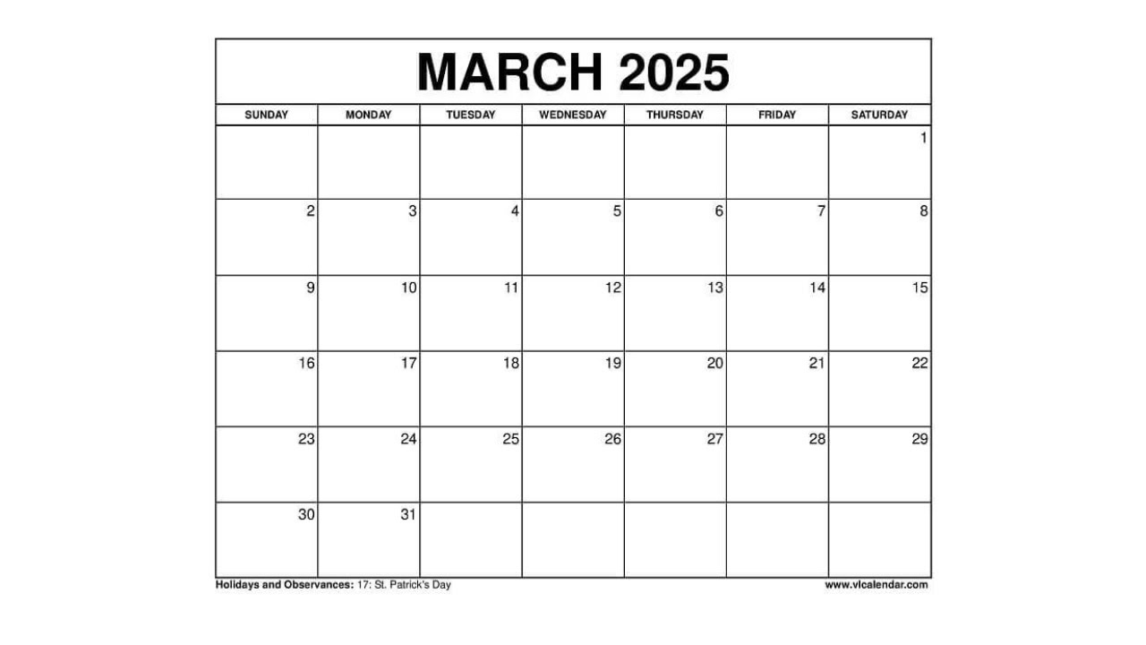 March 2025 Calendar Printable Templates With Holidays inside My Favorite Color Is Merica 2025 Calendar Printable