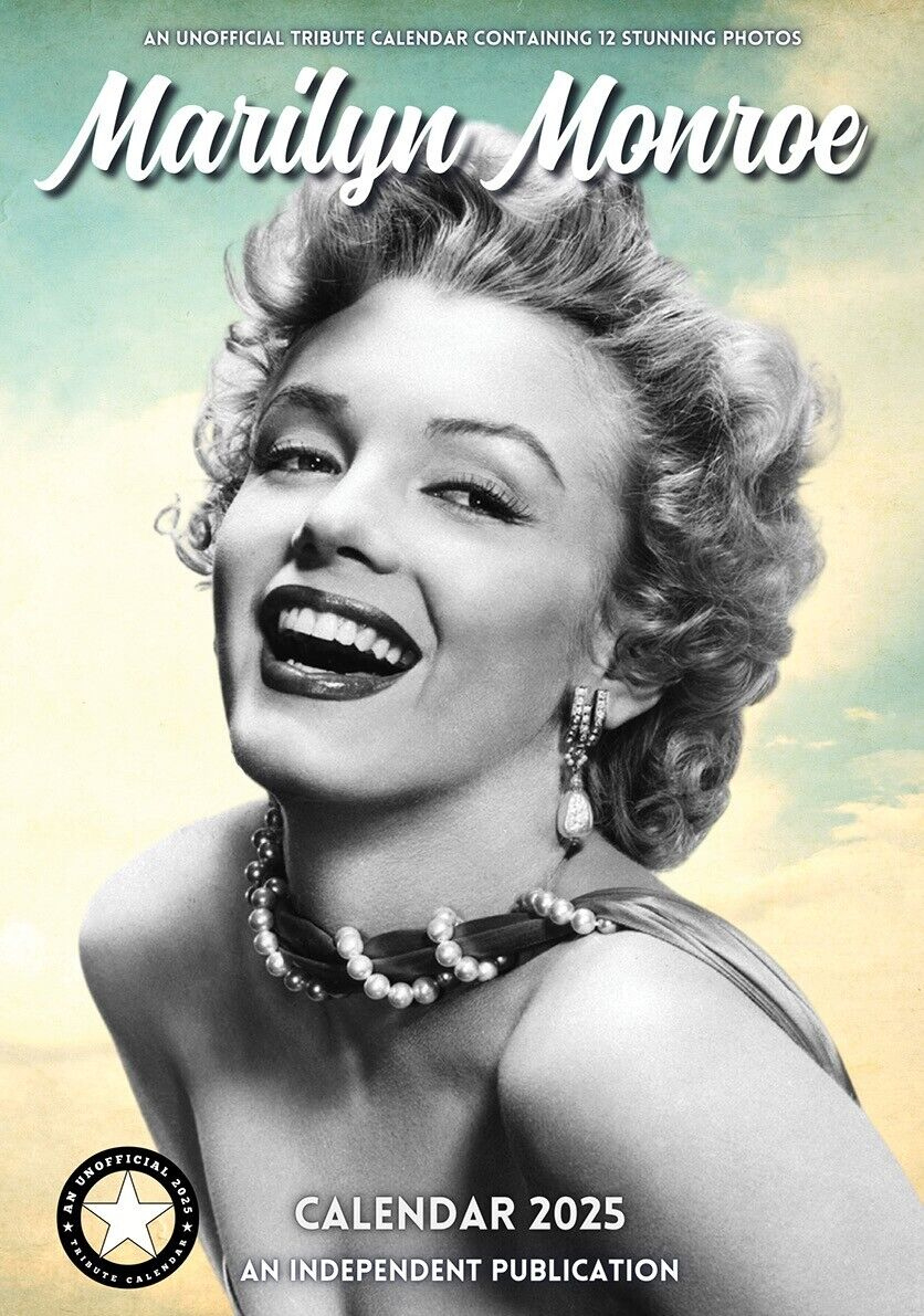 Marilyn Monroe Calendar 2025 (Dream) intended for Marilyn Monroe 2025 Calendar Printable