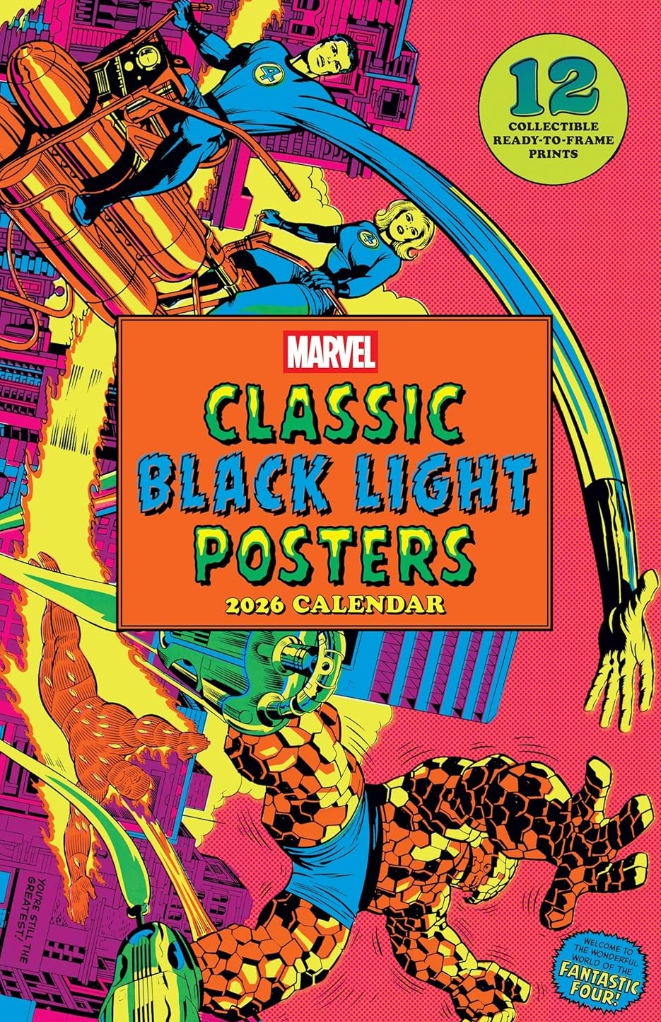 Marvel Black Light Calendar Will Return In 2026 With Another 12 with Marvel Classic Black Light Poster 2025 Calendar Printable