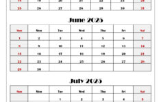 May To July 2025 Calendar Printable Pdf | Three Months Calendar inside May June July Calendar 2025