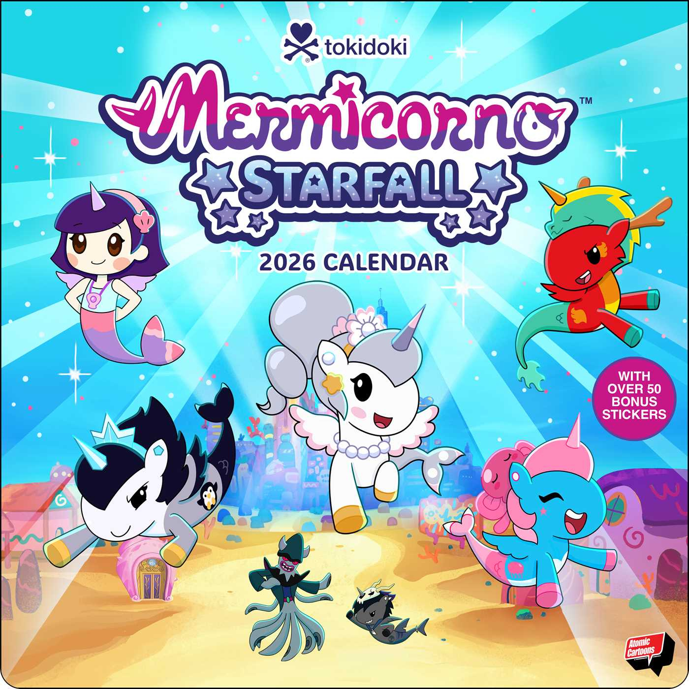 Mermicorno: Starfall 2026 Wall Calendar With 50 Bonus Stickers pertaining to Tokidoki Mermicorno 2025 Calendar Printable