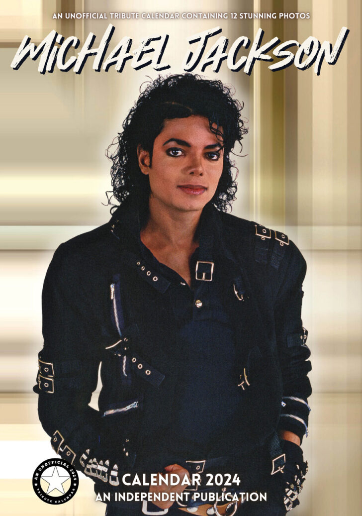 Michael Jackson Poster 2025 Calendar Printable