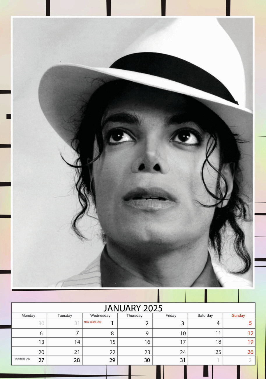 Michael Jackson - Wall Calendars 2025 | Buy At Europosters throughout Michael Jackson Poster 2025 Calendar Printable