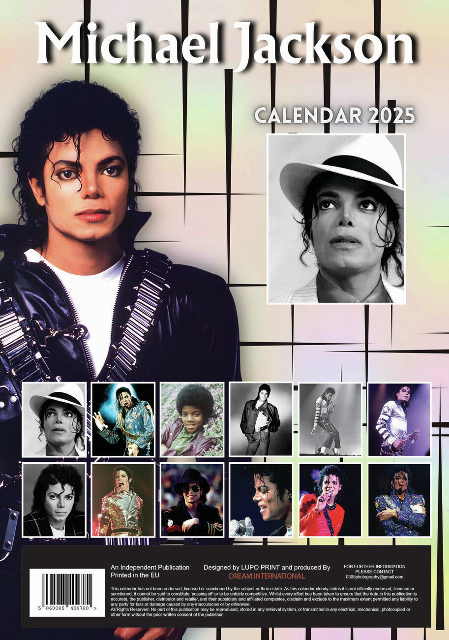 Michael Jackson - Wall Calendars 2025 | Buy At Europosters within Michael Jackson Poster 2025 Calendar Printable
