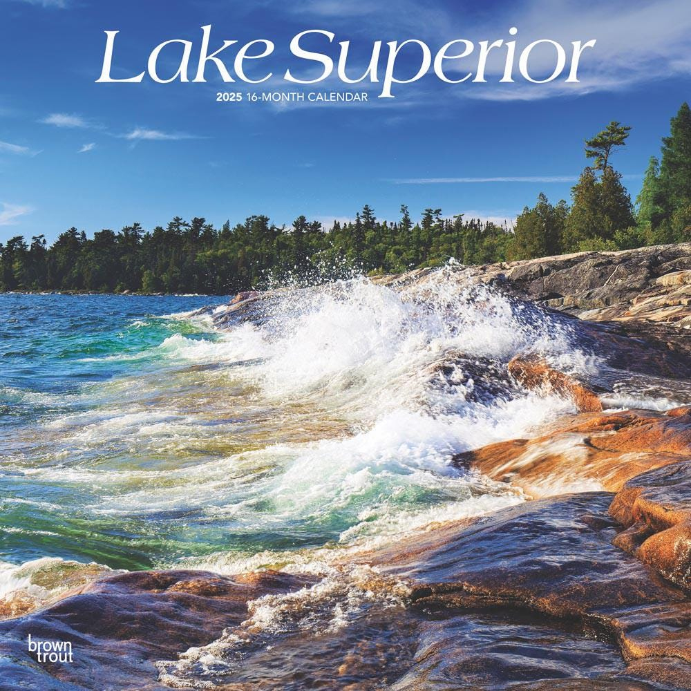 Michigan Calendars - Etsy within Lake Superior 2025 Calendar Printable