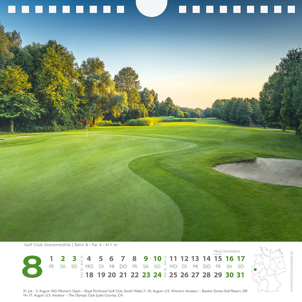 Mini&amp;quot;-Golf 2025 - Par Verlag throughout Golf Courses Photo 2025 Calendar Printable