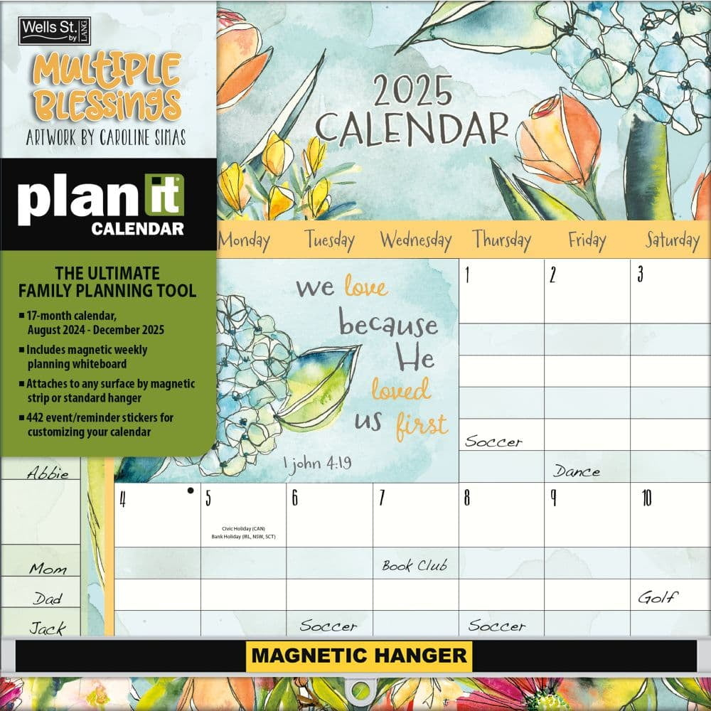 Mini Wall Calendar-2024-Bountiful Blessings (7&amp;quot; X 14&amp;quot;) - Walmart inside Bountiful Blessings Special Edition 2025 Calendar Printable