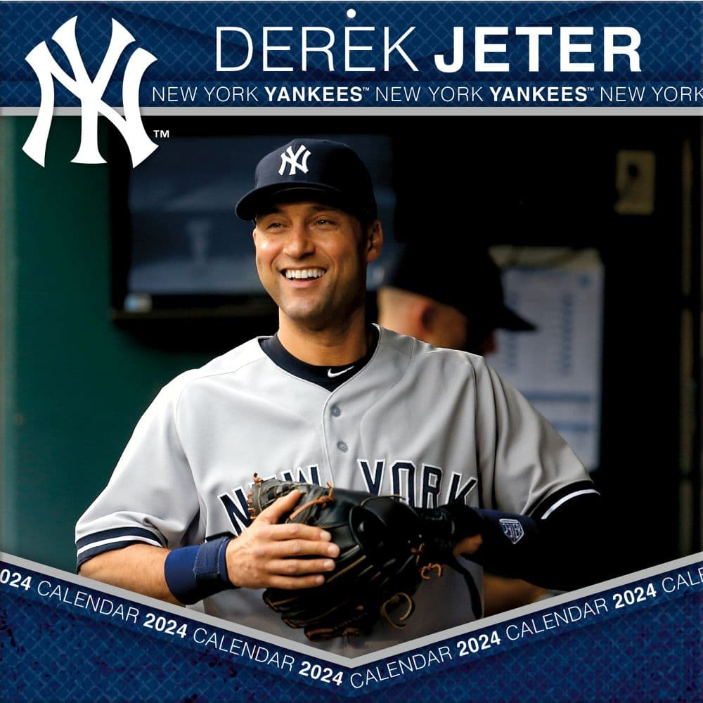 Mlb Baseball throughout MLB Derek Jeter 2025 Calendar Printable