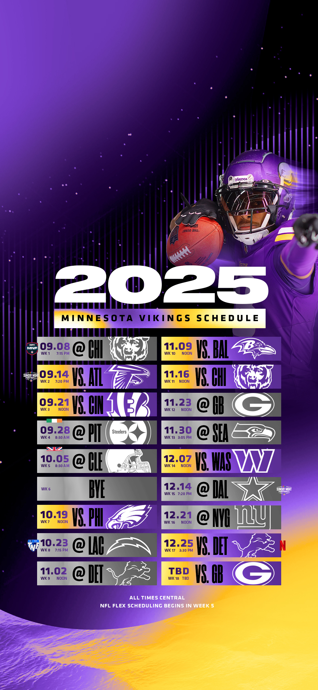Mobile Wallpaper - Official Website Of The Minnesota Vikings pertaining to Nfl Minnesota Vikings 2025 Calendar Printable