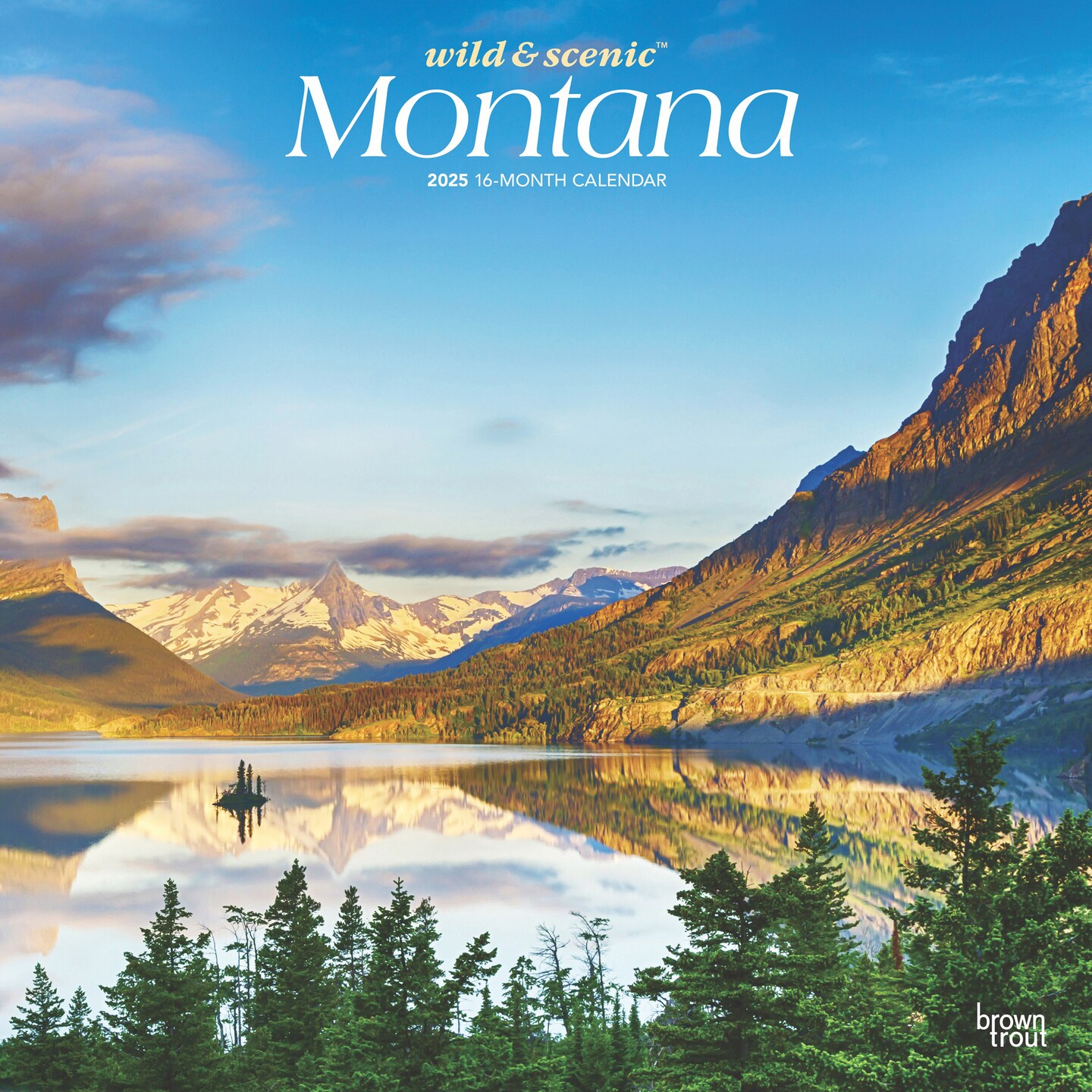Montana Wild &amp;amp; Scenic | 2025 12 X 24 Inch Monthly Square Wall Calendar | Plastic-Free | Browntrout | Usa United States Of America Rocky Mountains pertaining to Virginia Wild And Scenic 2025 Calendar Printable