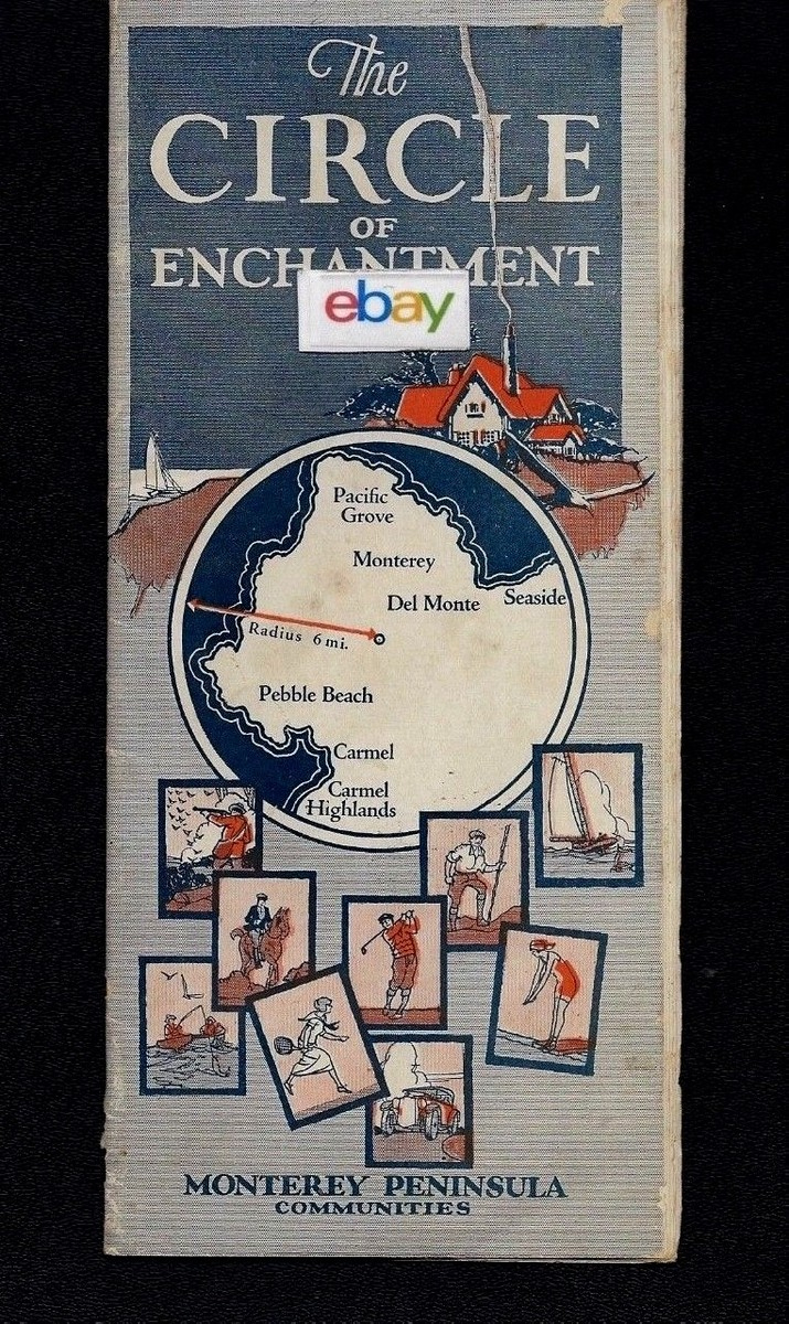 Monterey Peninsula 1923 Tour Brochure Circle Of Enchantment-Carmel throughout Monterey Carmel And Pacific Grove 2025 Calendar Printable