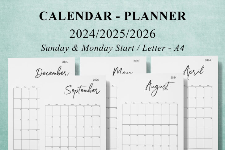 Cross Stitch Lyrics 2025 Calendar Printable