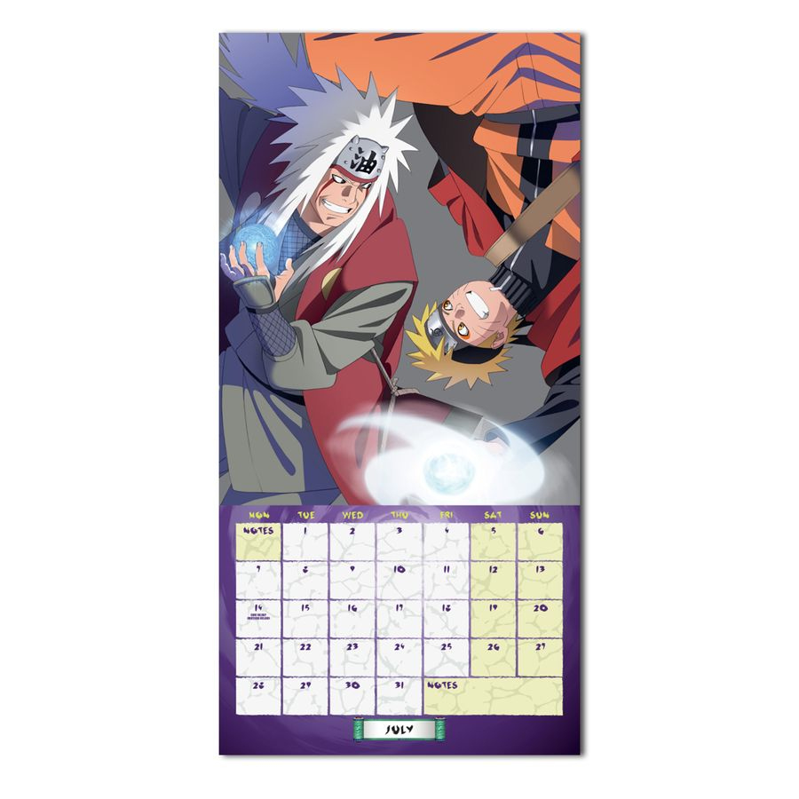Naruto Shippuden Kalender 2025 - Jahreskalender Jetzt Im Shop regarding Naruto 2025 Calendar Printable