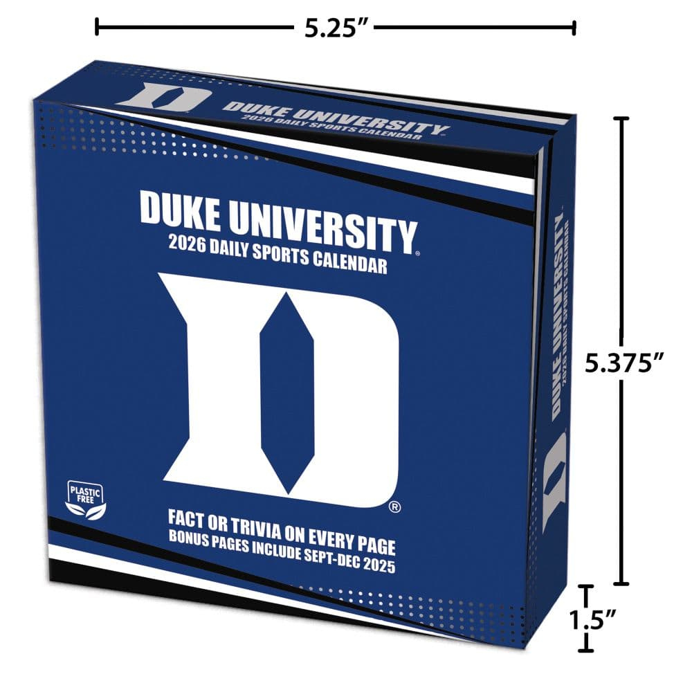 Ncaa Duke Blue Devils 2026 Desk Calendar - Calendars for Col Duke Blue Devils 2025 Calendar Printable
