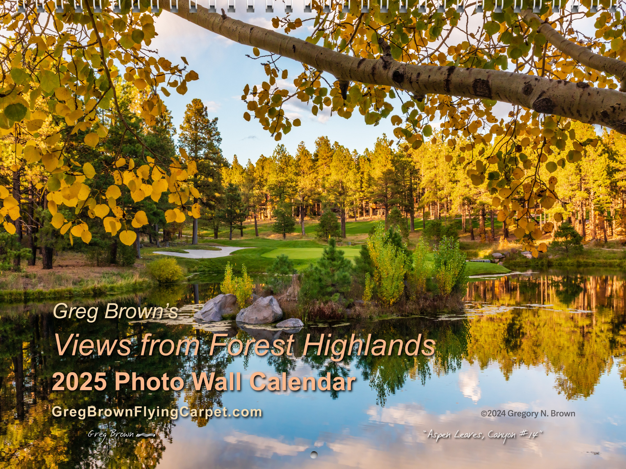 New! 2025 &amp;quot;Views From Forest Highlands&amp;quot; Photo Wall Calendar with regard to Northern Arizona 2025 Calendar Printable