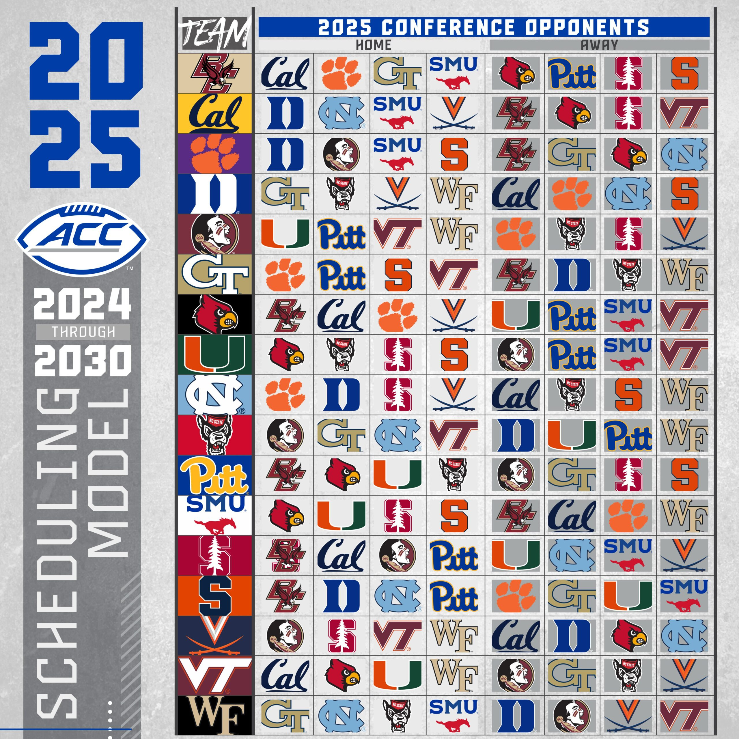 New Acc Football Model: Hokies Opponents Set Through 2030 with regard to Col Florida State Seminoles 2025 Calendar Printable