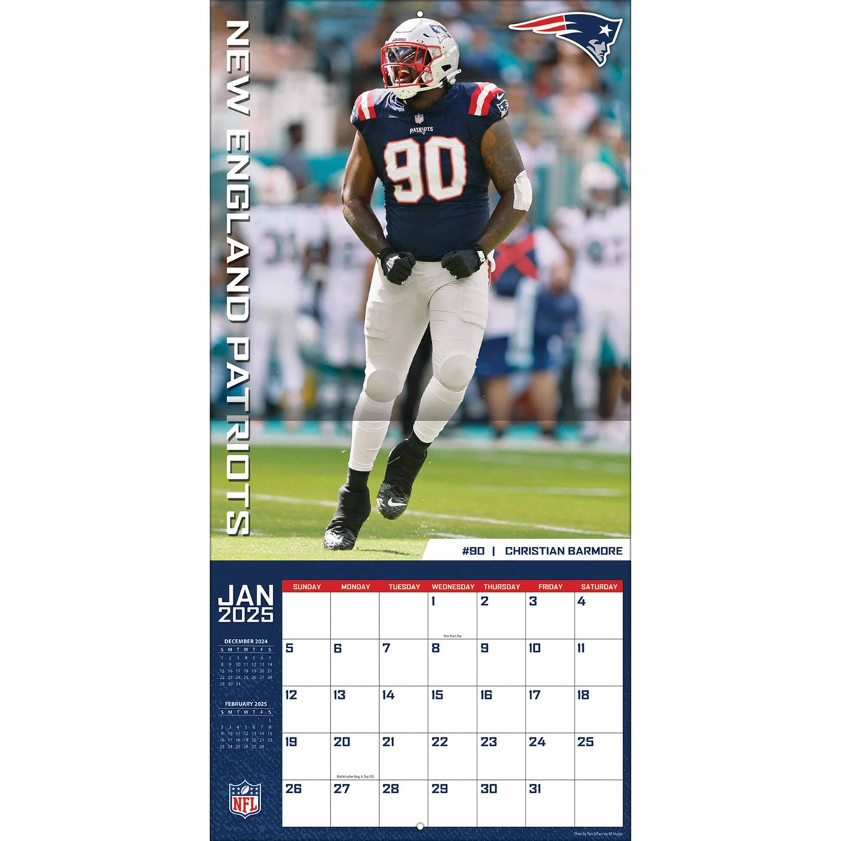 New England Patriots Nfl Calendar 2025 with regard to NFL New England Patriots 2025 Calendar Printable